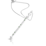 Green Garnet Scepter Necklace