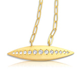 14K Gold Transurfing Board Necklace with diamonds – b.Tsaritsa