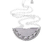 Green Diamond Shield Necklace - b.Tsaritsa