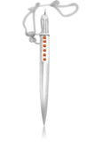 Orange Sapphire Sword Necklace - b.Tsaritsa