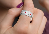 Ruby Crown Ring - b.Tsaritsa